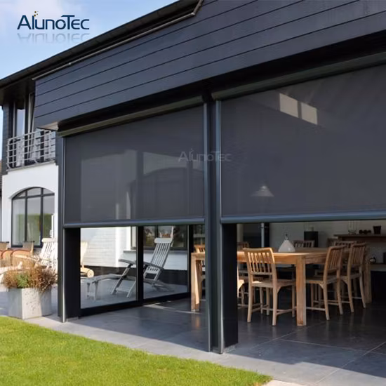 Cortina nórdica com acabamento duplo espessado com proteção alta