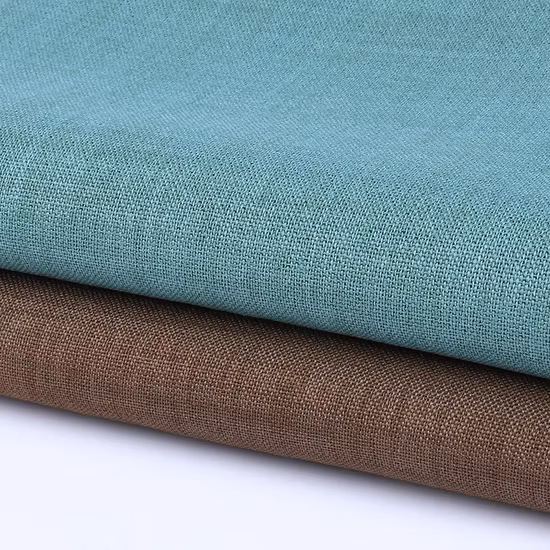 Tecido para cortina blackout de poliéster inerentemente retardador de chamas de alta qualidade